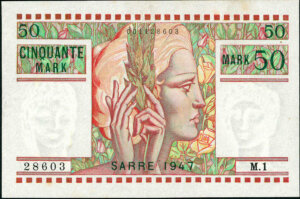 50 Mark Sarre type 1947