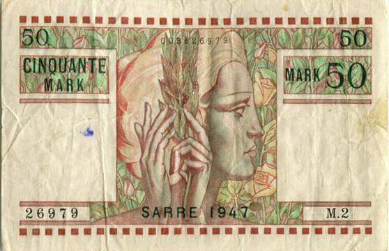 50 Mark Sarre type 1947