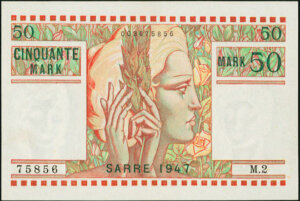 50 Mark Sarre type 1947