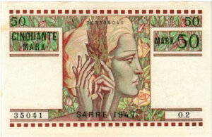 50 Mark Sarre type 1947