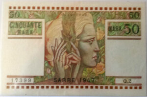 50 Mark Sarre type 1947