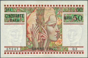 50 Mark Sarre type 1947