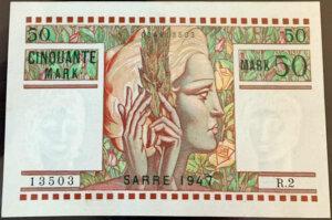 50 Mark Sarre type 1947