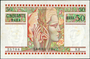 50 Mark Sarre type 1947