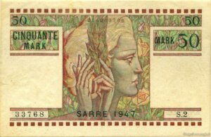 50 Mark Sarre type 1947