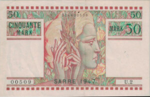 50 Mark Sarre type 1947