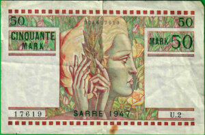 50 Mark Sarre type 1947