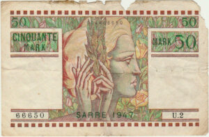 50 Mark Sarre type 1947