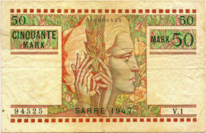 50 Mark Sarre type 1947