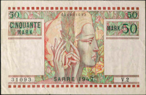 50 Mark Sarre type 1947