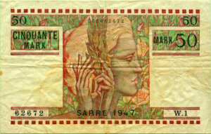 50 Mark Sarre type 1947