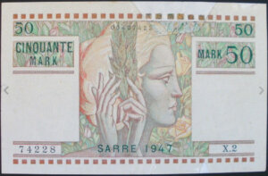 50 Mark Sarre type 1947