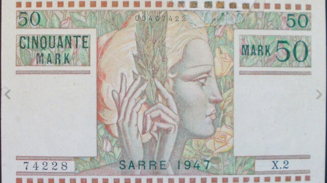 50 Mark Sarre type 1947