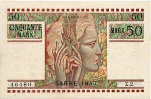 50 Mark Sarre type 1947