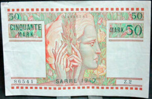 50 Mark Sarre type 1947