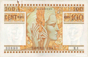 100 Mark Sarre type 1947