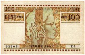 100 Mark Sarre type 1947