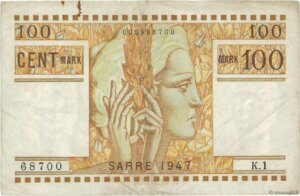 100 Mark Sarre type 1947