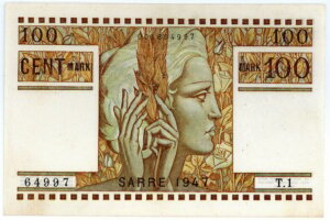 100 Mark Sarre type 1947