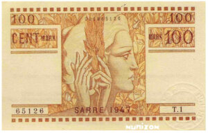 100 Mark Sarre type 1947