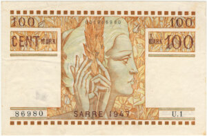 100 Mark Sarre type 1947