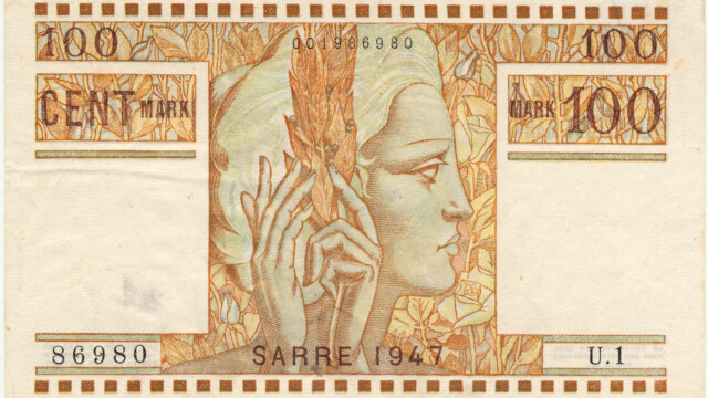 100 Mark Sarre type 1947