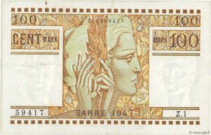 100 Mark Sarre type 1947