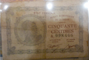 50 centimes Mines domaniales de la Sarre type 1920