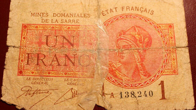 1 franc Mines domaniales de la Sarre type 1920