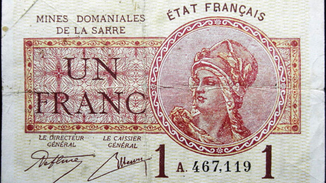 1 franc Mines domaniales de la Sarre type 1920