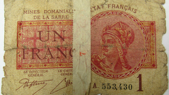 1 franc Mines domaniales de la Sarre type 1920