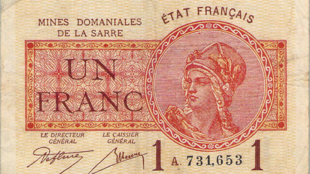 1 franc Mines domaniales de la Sarre type 1920