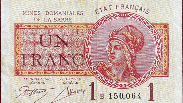 1 franc Mines domaniales de la Sarre type 1920