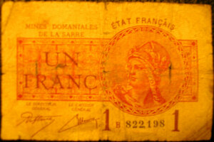 1 franc Mines domaniales de la Sarre type 1920