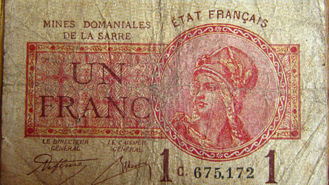 1 franc Mines domaniales de la Sarre type 1920