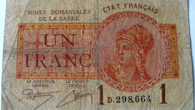 1 franc Mines domaniales de la Sarre type 1920