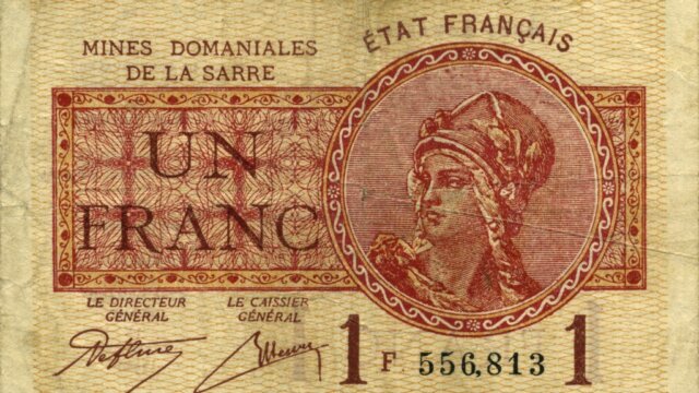 1 franc Mines domaniales de la Sarre type 1920