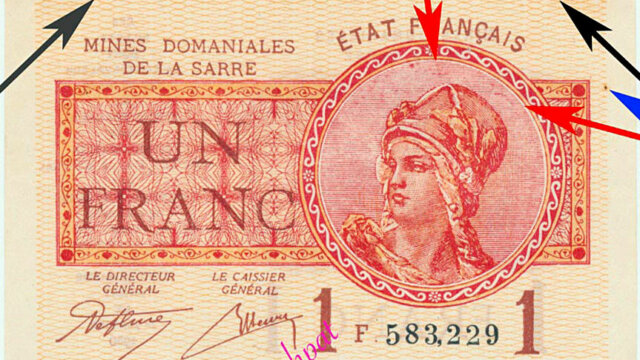 1 franc Mines domaniales de la Sarre type 1920