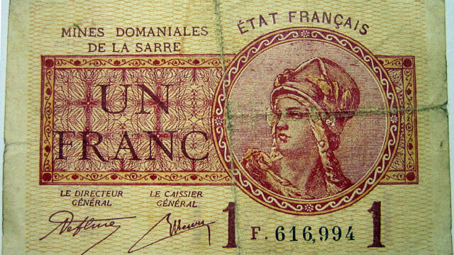 1 franc Mines domaniales de la Sarre type 1920