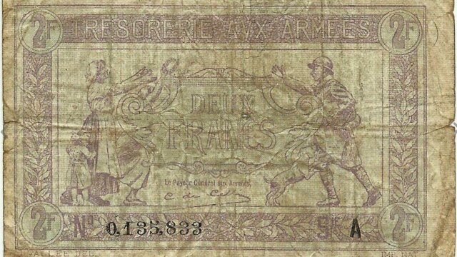 2 francs Trésorerie aux armées type 1917