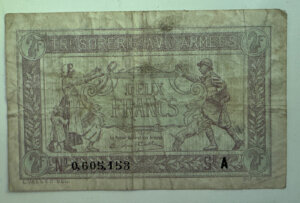 2 francs Trésorerie aux armées type 1917