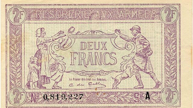 2 francs Trésorerie aux armées type 1917