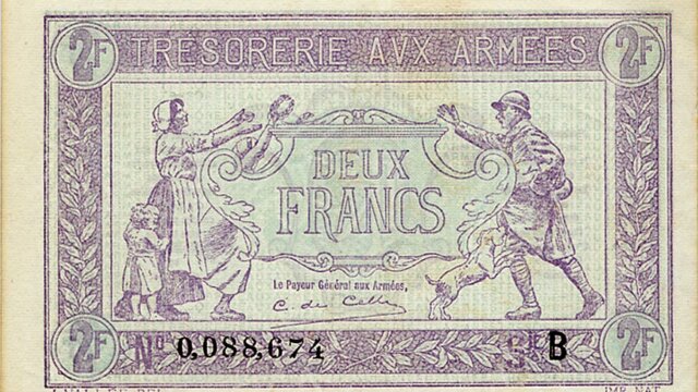 2 francs Trésorerie aux armées type 1917