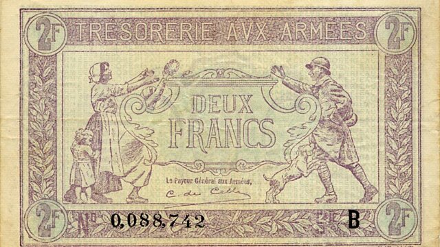 2 francs Trésorerie aux armées type 1917