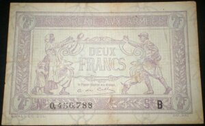 2 francs Trésorerie aux armées type 1917