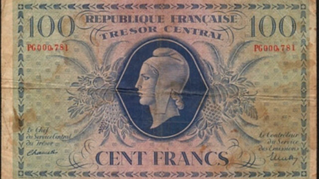 100 francs Marianne type 1943