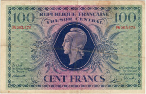 100 francs Marianne type 1943