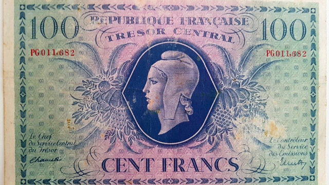 100 francs Marianne type 1943