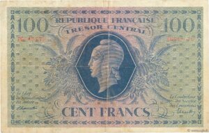 100 francs Marianne type 1943