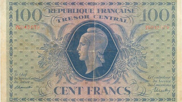 100 francs Marianne type 1943